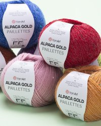 Alpaca Gold Paillettes