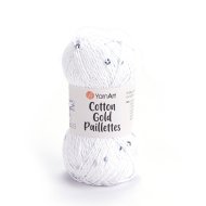 YarnArt Cotton Gold Paillettes 7102