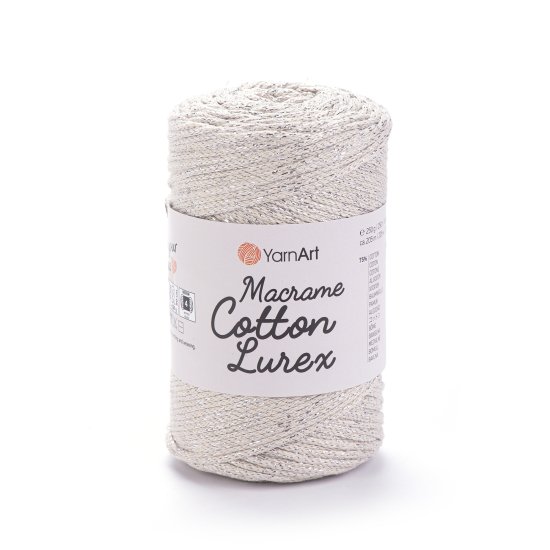 YarnArt Macrame Cotton Lurex 725 YarnArt Macrame Cotton Lurex 725