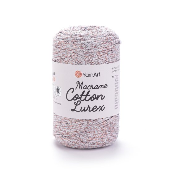 YarnArt Macrame Cotton Lurex 727 YarnArt Macrame Cotton Lurex 727